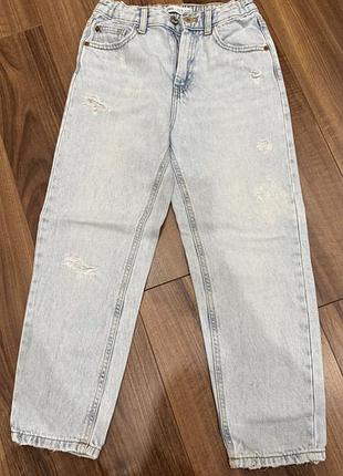 Джинси zara для дівчинки 10 років 140 см