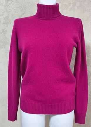 Гольф водолазка ewm в розовом цвете (100% шерсть)