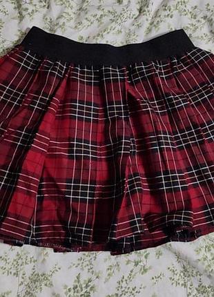 Юбка клетчатая