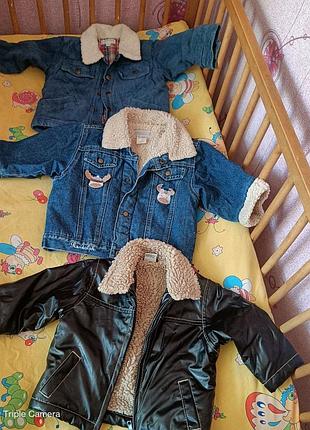 Курточки джинсовки детские