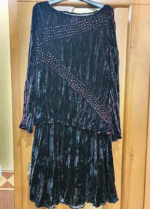 Костюм бархат 100%вискоза
стрейч ткань тянеться большой размер