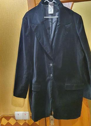 Піджак оксамитовий великий розмір
 98% статон 2% еластан