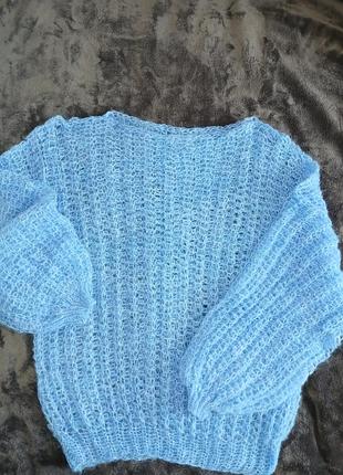 Новая паутинка ручной работы из мохера