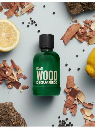 Оригінальні dsquared2 green wood pour homme для чоловіків.