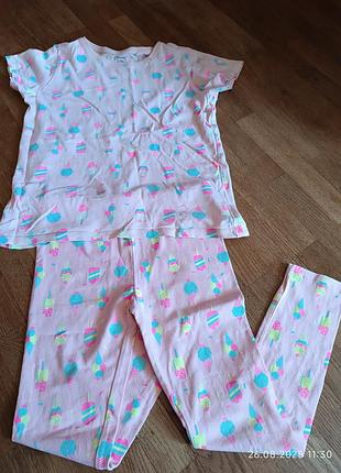 Набор футболка + лосины, 128 р
