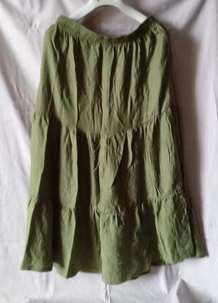 Юбка ярусная жатка батал