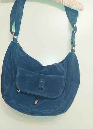 Сумка натуральная замша