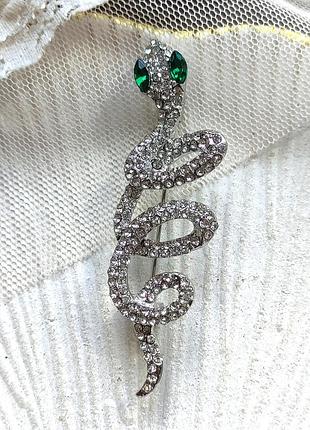 Брошь змея