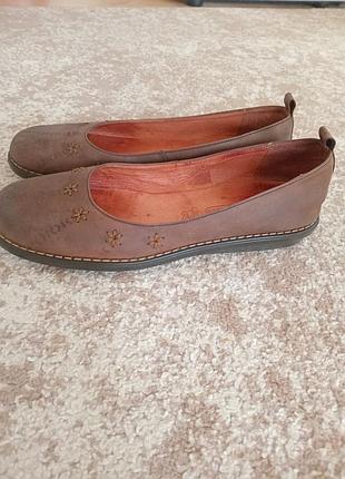 Туфли кожаные
