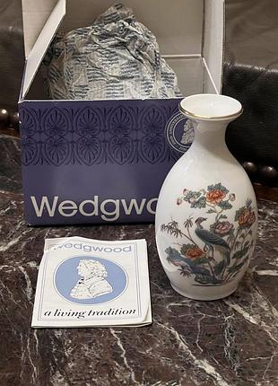 Ваза wedgwood kutani crane, фарфор (bone china), английская