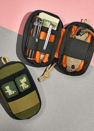 Edc итог, ключница, чехол для мини-мультитула, фонарика, складного ножа.