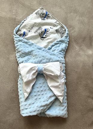 Конверт-плед зі знімним утеплювачем на блискавці