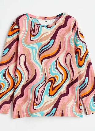 Кофта реглан лонгслив h&amp;m для девочки 70043