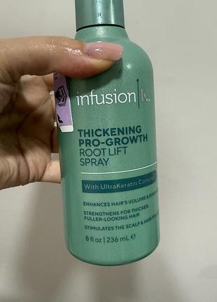 Спрей для волосся infusion k thickening pro-growth root lift spray