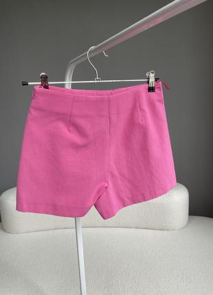 Рожеві шорти - спідниця zara , юбка зара
