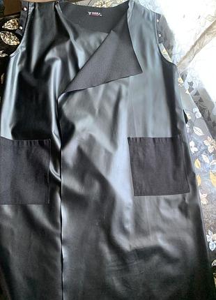 Кардіган під шкіру, l-xl