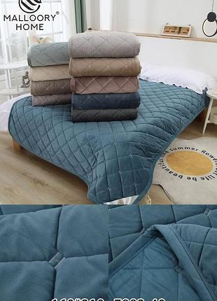 🌟покрывало велюровое стеганое&nbsp;тм malloory home