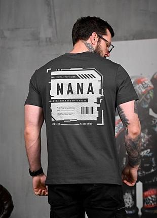 Стильна чоловіча футболка evil dnm co чорного кольору