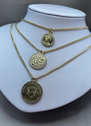 Сет із ланцюжків потрійна цепочка