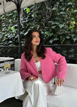 Рожевий піджак зара , жакет zara