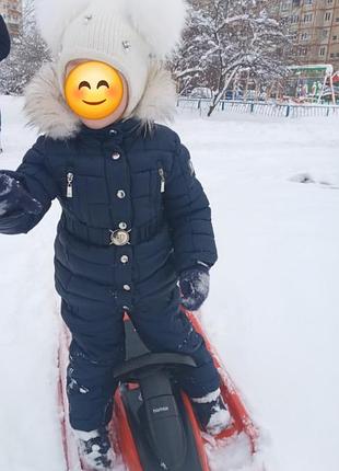 Раздельный зимний комбинезон 2,3,4 года итальялия alessandro borelli