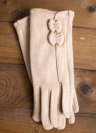Женские стрейчевые перчатки средние 112s2