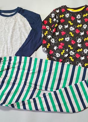 Пижама тонкая 4-5 лет primark набор пижамной одежды
