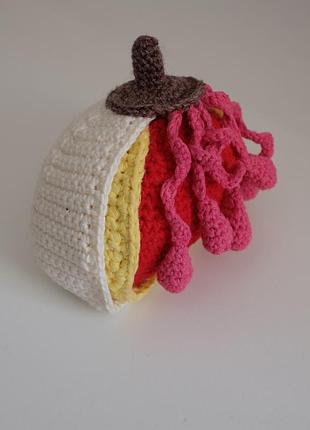 Макет комди в разрезе вязаный крючком