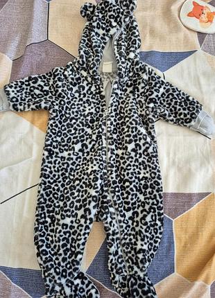 Флисовый ромпер