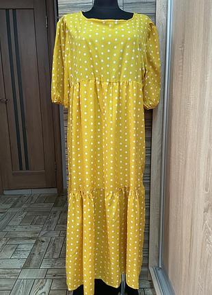 Чудова сукня оверсайз 3xl на високий зріст
