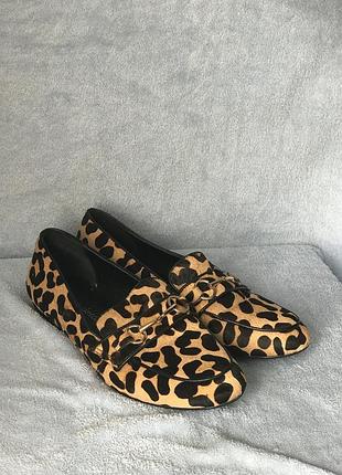 Лофери тваринний принт, 38 розмір