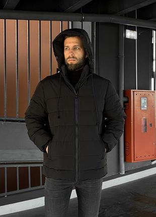 Куртка чоловіча демісезонна main весна осінь чорна