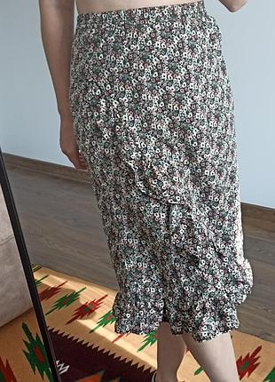 Юбка в цветочек