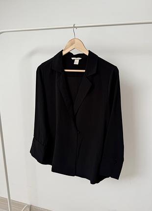 Черная блуза h&amp;m
