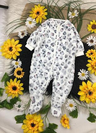 Леопардовий плюшевий чоловічок на 0-3 міс