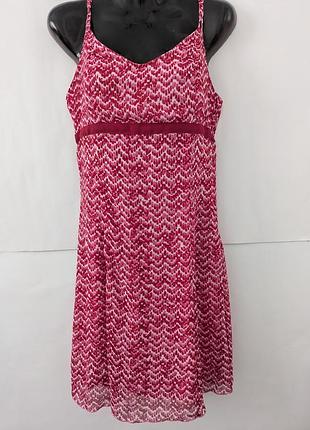 Сарафан женский blue motion,шифоновый, красный,мини, на бретельках, платье,на каждый день,с плечами,летний