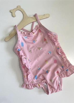 Купальник рожевий на дівчинку 3-6 місяців