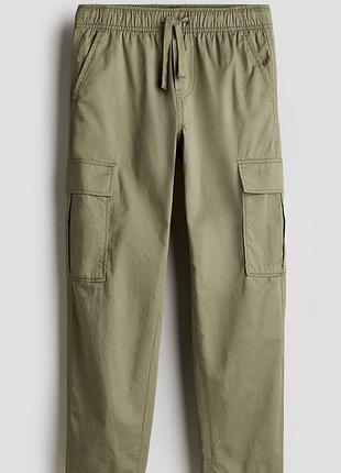 Котонові штани карго h&m, 12-13 років