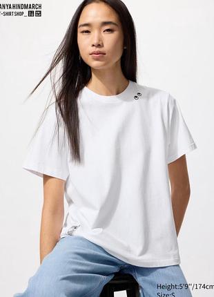 Білосніжна футболка uniqlo