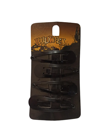 Заколки на хэллоуин one size черный