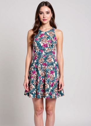 Платье в цветочный принт h&m