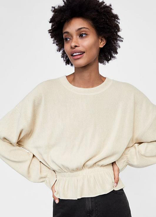 Кофта блейзер свитшот zara р.м