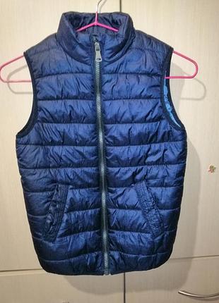 Синя жилетка, жилет