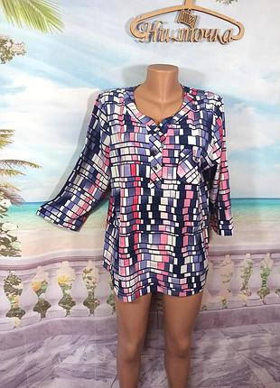 Рубашка поло шелковая 52-54р