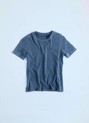 Футболка жіноча варена синя zara new