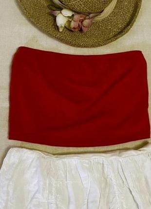 Glamorous чудовий червоний топ як новий