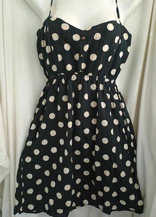 Сарафан в горох