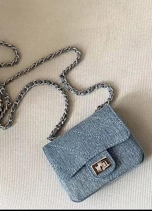 Міні сумочка джинсова денім