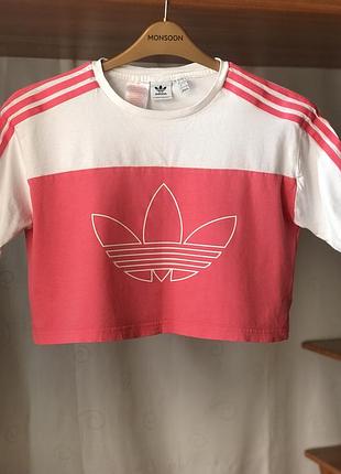 Укороченная футболка adidas оригинал