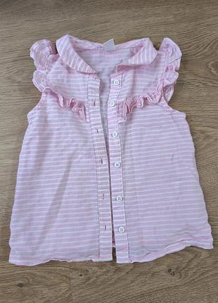 Блузка рожева
